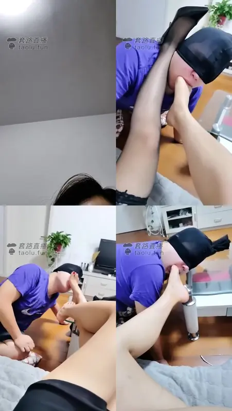 如意小主-贱奴日常伺候女神，黑丝大长腿恋足舔脚