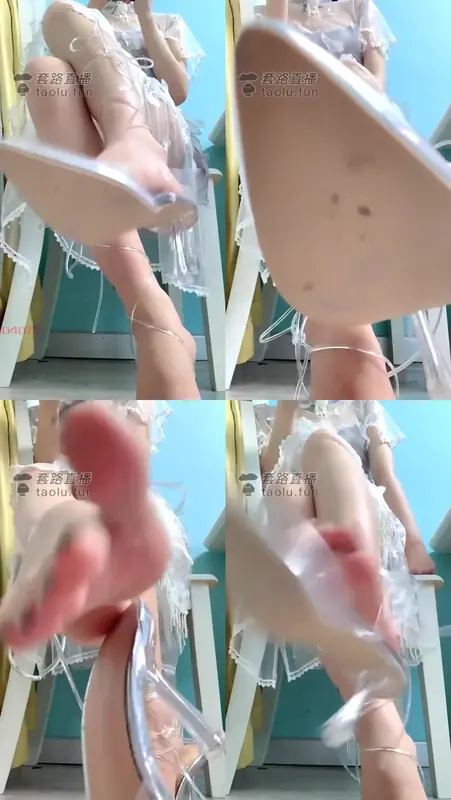 绘子学姐-第一视角裸足透明高跟恶魔女寸止温柔羞辱