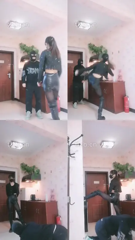 美娜格格-拳打脚踢暴力耳光32分钟长靴黑丝S转胯爬行超暴力踢踹腿绞