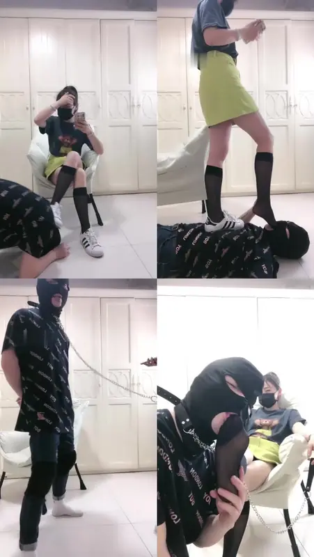 琳达-小白鞋黑丝提档羞辱