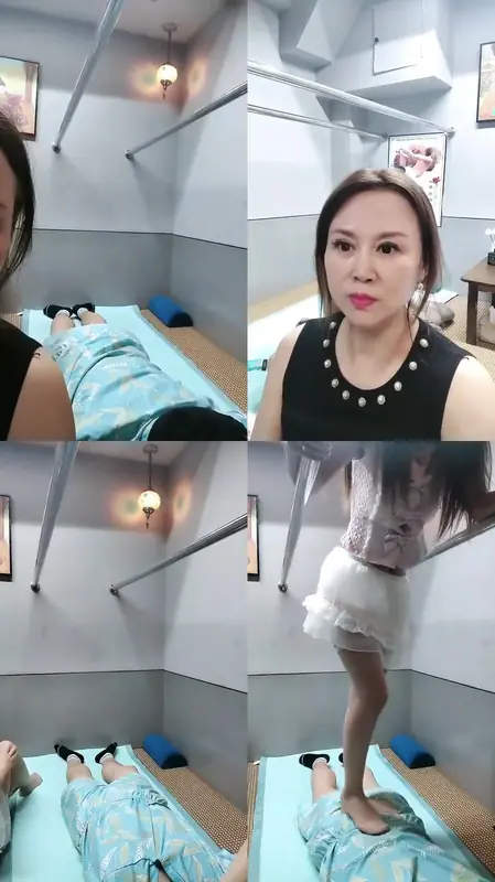 泰丽S-去按摩店体验被技师踩踏