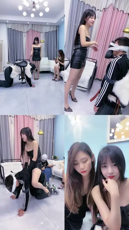 麋鹿银儿-单玩老老登87分钟双S骑马遛狗鞭打闻鞋转胯臭脚踩脸