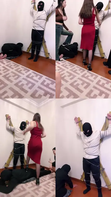 宸宸寰寰-30分钟四主群殴物化人体沙袋地毯