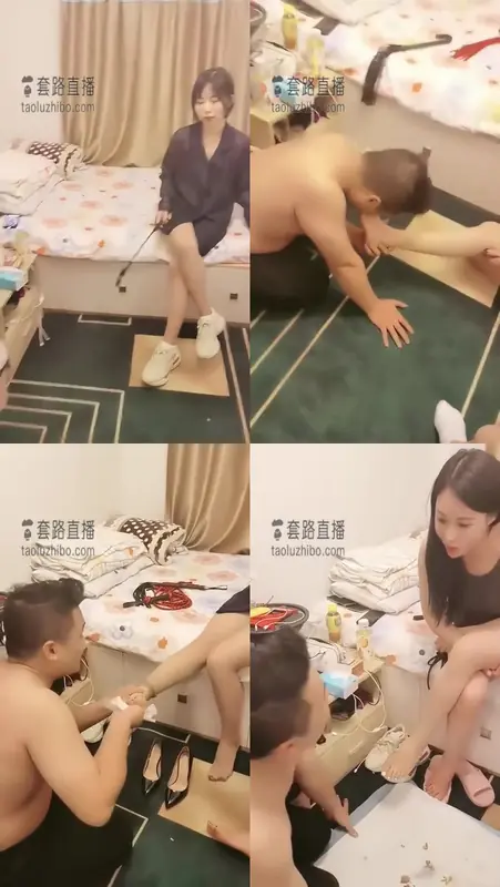 维依-调教最贱公母狗新女奴看着调公狗滔滔M新收可爱女M看着调公狗