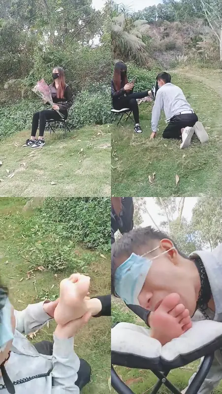 美娜格格-剧情地痞流氓62分钟剧情卖花女暴揍猥琐男白袜深喉