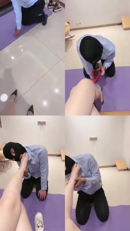 不期而遇-闻臭袜狂舔裸足耳光