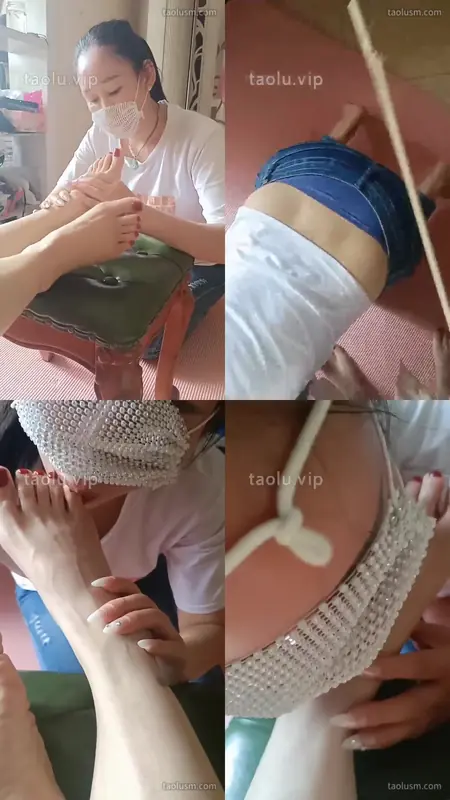 灵犀-母畜跪舔裸足伺候