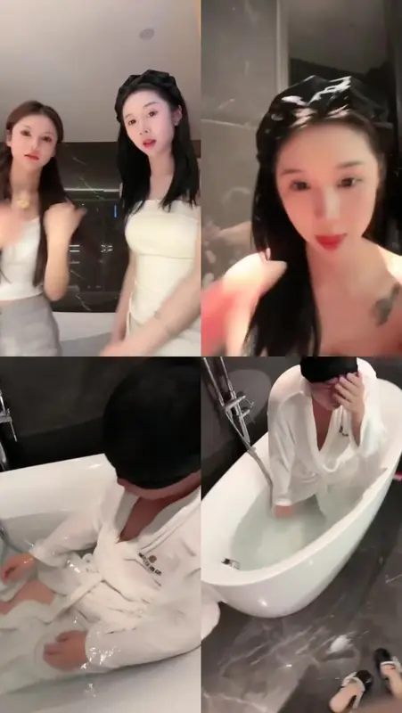 泡芙-带素人一起21分钟_带素人朋友一起窒息狗_双姐妹花_酒店浴缸踢踹踩强迫舔脚