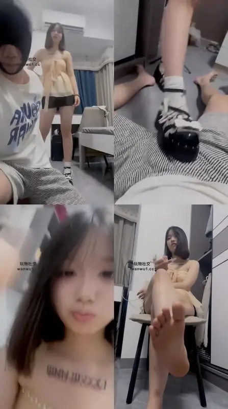 狗哥M-转胯狗爬舔皮鞋白袜原味玉足诱惑二次开发素人小维尼