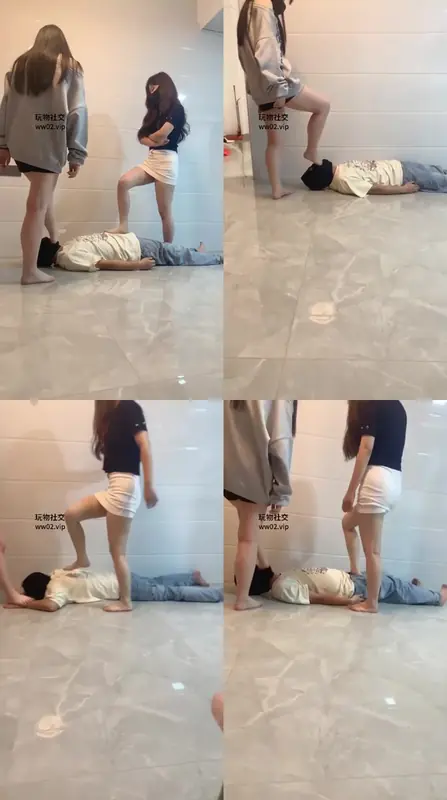 欣婷S-双S_全体重踩踏_双主狂踩狗鸡8【欣瑶瑶主】【妍琦S】