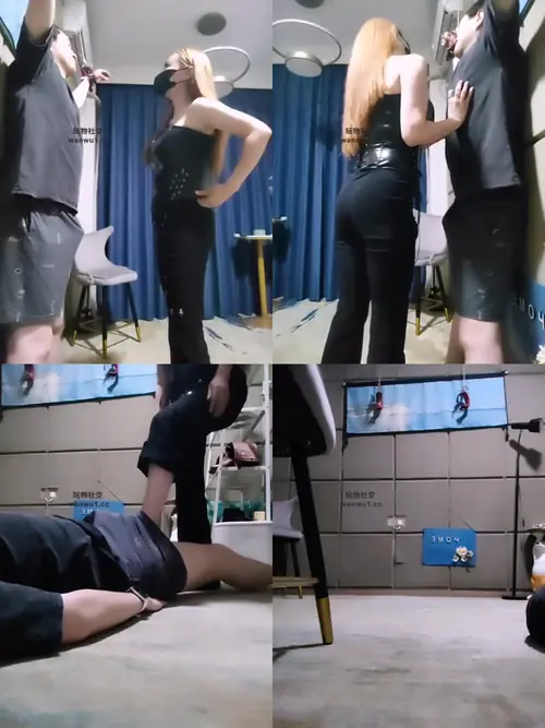 今浠-跪舔高跟玉足掐乳踩狗头