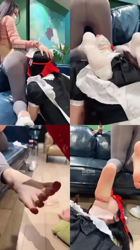 Verin维因-舔脚恋臀瑜伽裤舔脚深喉女_母畜_瑜伽裤坐脸窒息_白袜玉足舔