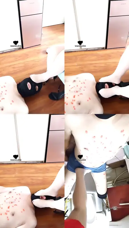 美姿大大-肉丝脚蹂躏踩滴蜡【下】