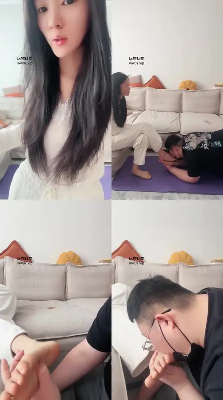 埋埋汰汰-骑狗背酸臭玉足蹂躏家奴