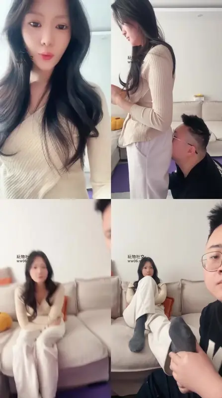 埋埋汰汰-调狗日常对脚磕头