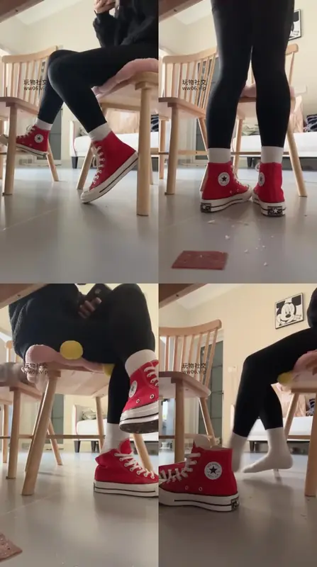 萧萧大人-第一视角-匡威桌下