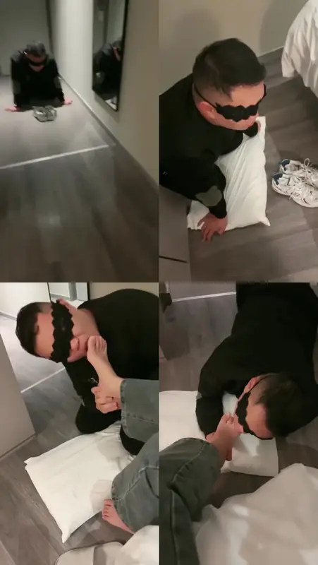 上海汤圆-运动后超臭运动鞋白袜辱玉足狂舔