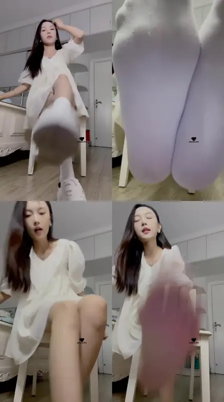 月亮姐姐-第一视角_运动鞋白冰丝