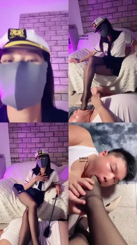 甜音俱乐部-高跟黑丝踩虐鞭打清理脏鞋窒息专场