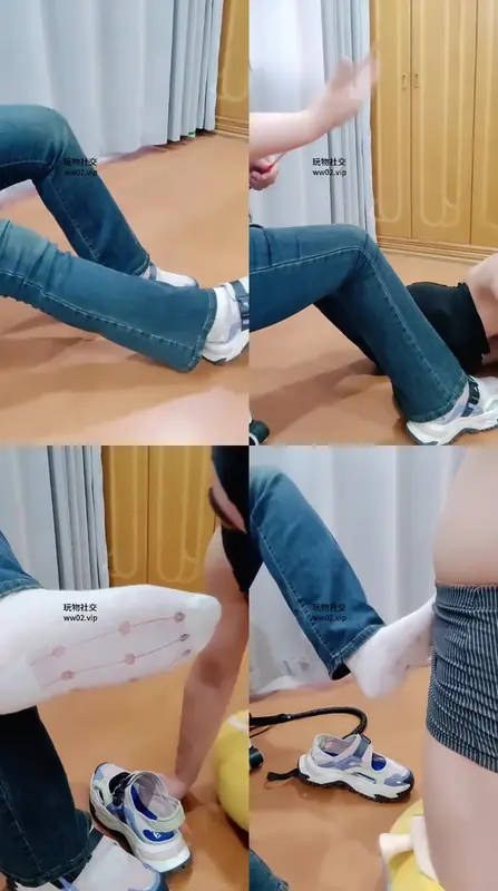 是拽拽唉-小白鞋白袜藤条重度鞭打