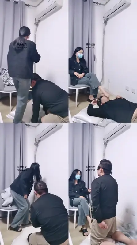 上海汤圆-公司前台小姐姐玉足舔