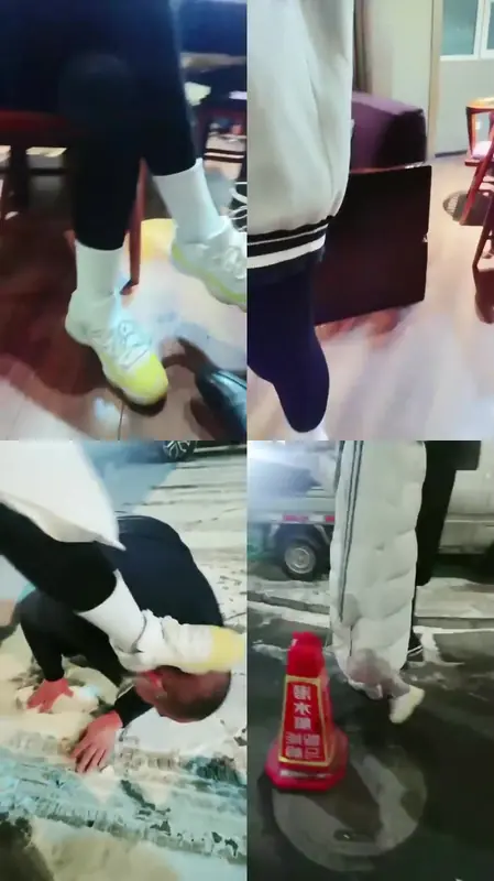 西北傻子-学生木兰茶楼户外雪地玩傻子