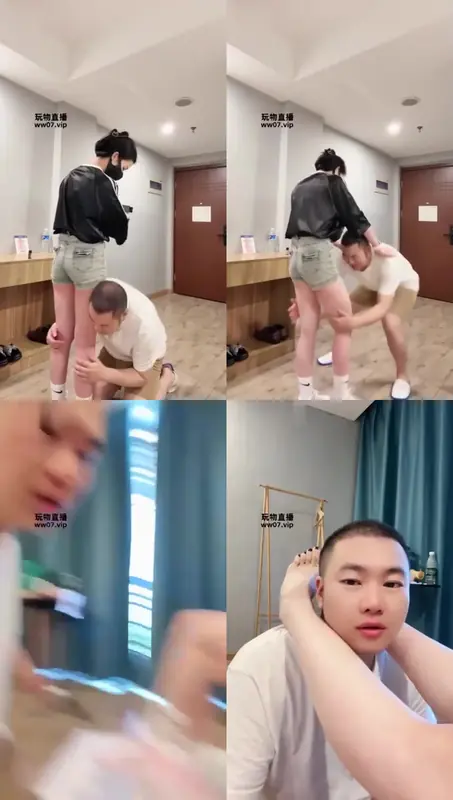 婉儿S-口水裸足白袜踢裆耳光修理胖虎