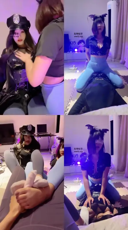 橙宝-双母狗磨b四足交配