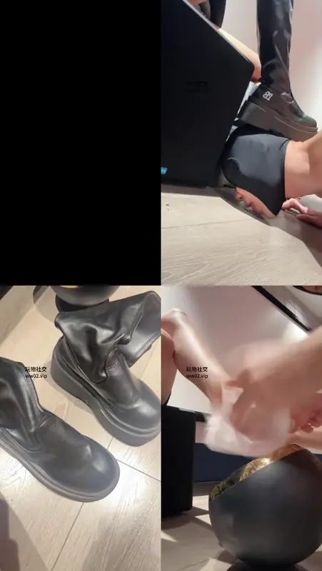 狗哥M-顶级女仆长靴白袜女仆店开发长靴白袜小姐姐