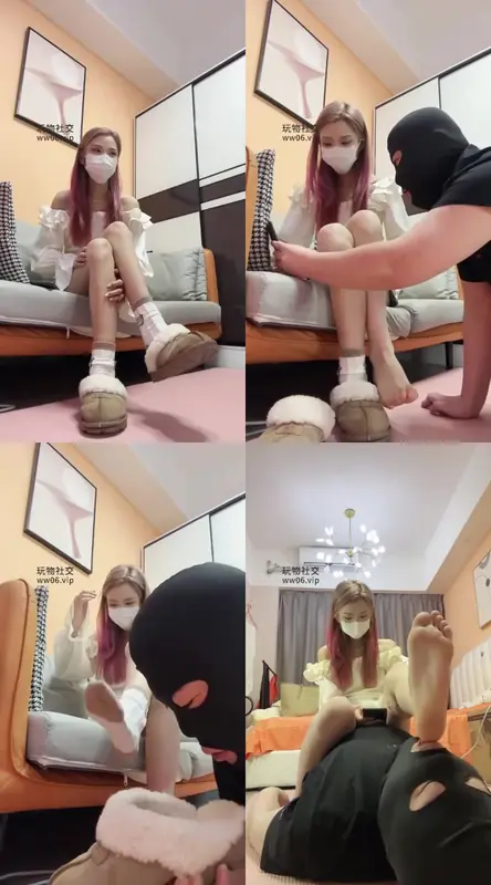 一唯S-棉袜雪地靴_清理脏毛拖鞋白袜吃口水掐脖舔脚趾缝【27M】