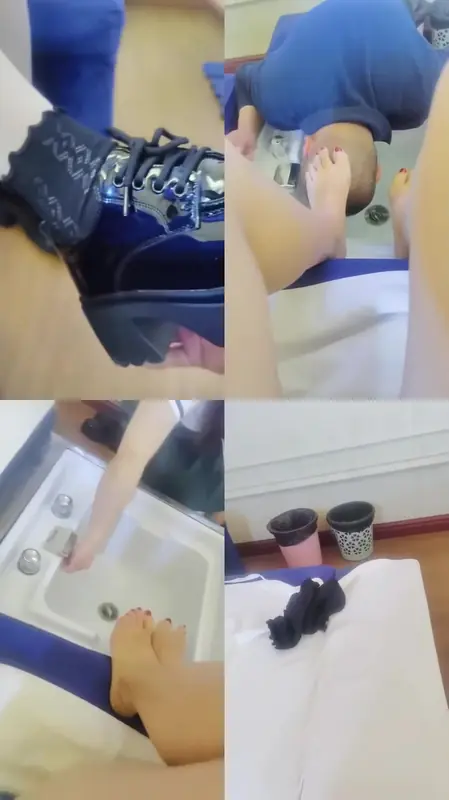 西北傻子-素人技师舔高跟尝精油沐浴露头踩窒息