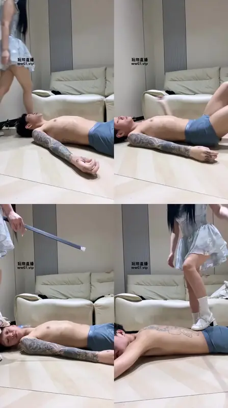 煎饼狗子-小皮鞋白袜踩踏