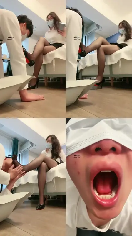 小雨大人-御姐S-跪舔黑丝高跟美腿