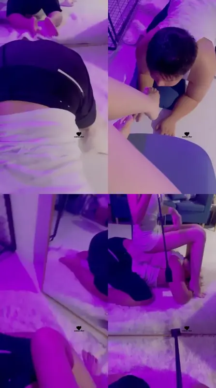 甜音俱乐部-美腿裸足羞辱继父调教美腿诱惑