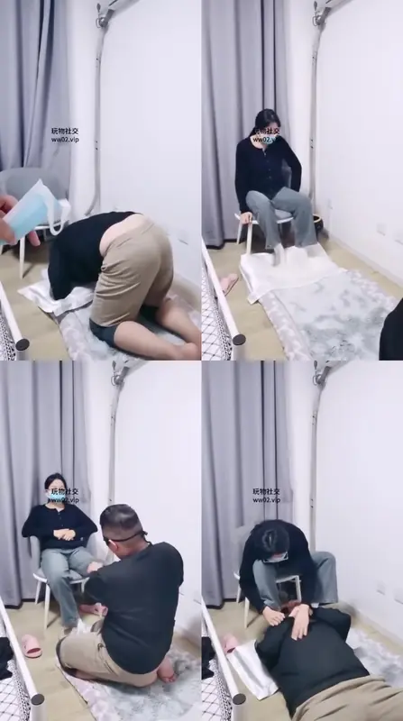 上海汤圆-御姐范白袜脚踩家奴【下】