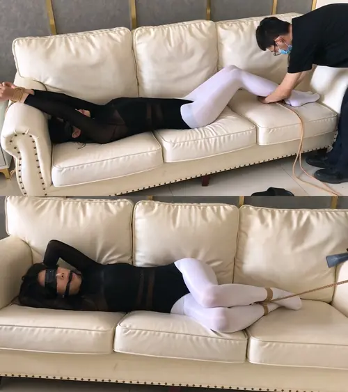 高校联盟-研究生小周 白丝加亮丝 棉被包裹，枕头闷热捂~