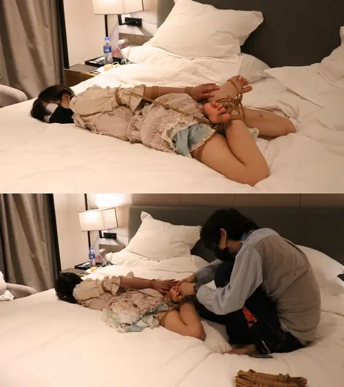 咕咕精-茶茶严厉直臂盘腿驷马紧缚