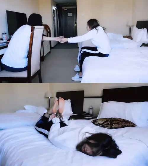 1018原创-阿狸遭遇黑心酒吧被拐卖 镣铐缠身