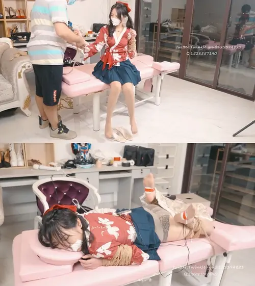 绿帽学院-中式和风 汉服肉丝足+电击+菊部差入+PJ+强G+鞭打 长时间折磨放置 一直折磨到晕过去才停