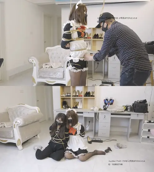 绿帽学院-超长唯美绳艺篇 妹子+伪娘吊绑+各种绣花