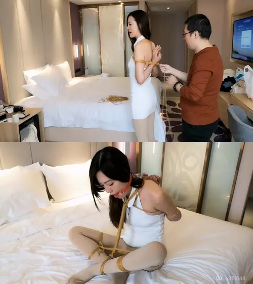 随心原创-车模夏可 后手观音 桃缚 滴答的口水