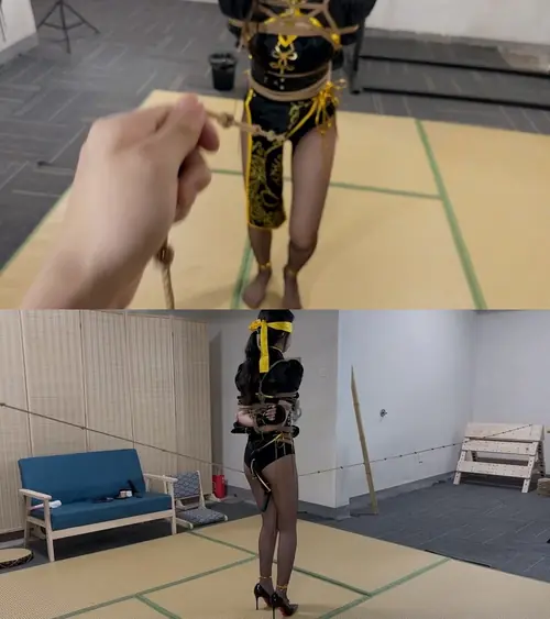 涵涵-宁红夜cos走绳