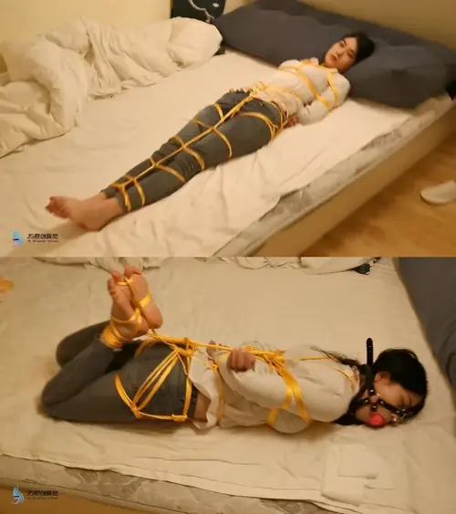 JS原创-小冷 金色丝绳驷马紧缚 马具型口塞 鼻钩 TK