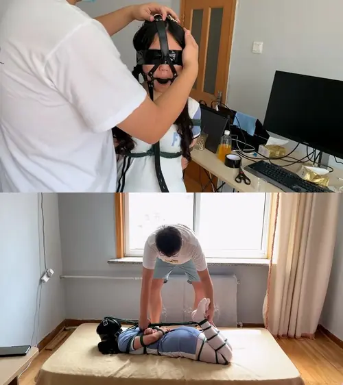 玩奴原创-小可妹子超紧蛇缚驷马暴摔！崩溃疯狂挣扎！