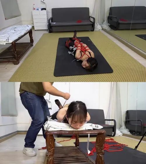 美束映画-订拍珊珊女仆黑丝 超紧并肘直臂捆绑