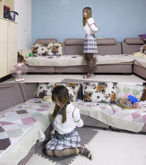 子衿原创-妍如驷马放置挣扎口环口水收集