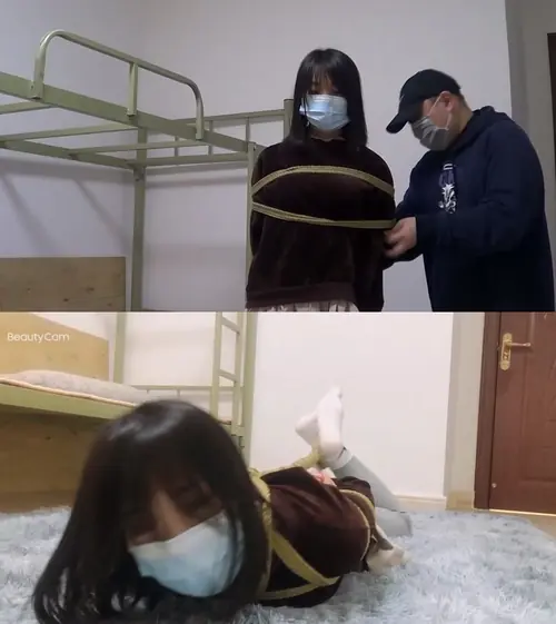 新月原创-雨涵妹妹 主动请绳缚身 白袜交叉驷马