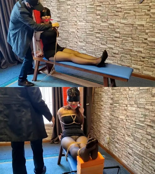 一绳所爱-小花影极限老虎凳调校 超大口球鞭打TK