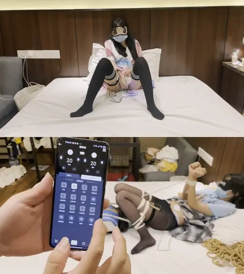 杰仔-小茜和异梦的调教日记 泡泡机＋tk＋强高＋捆绑控制＋郊狼+口水+黑白丝