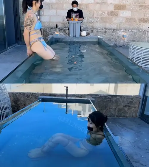 网友原创-游泳池里的驷马捆绑